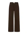 St Agni Belt Loop Jeans In Brown