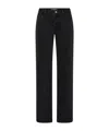 St Agni Belt Loop Jeans In Black