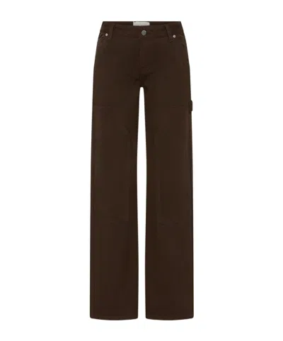 St Agni Belt Loop Jeans In Brown