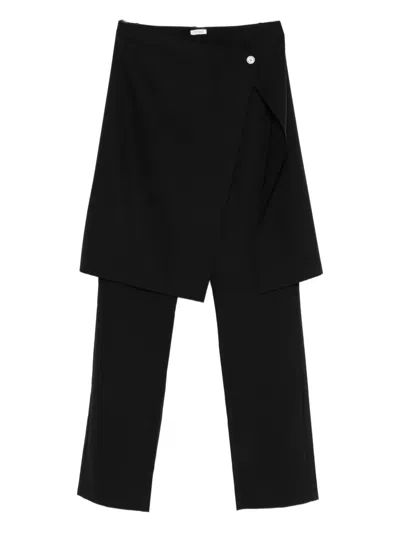 St Agni Belt-loops Trousers In Black