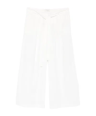 St Agni Belted Casual Pants In Multi