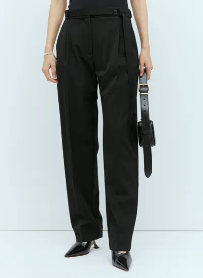 St Agni Belted Pants In Black