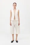 St Agni Bermuda Shorts In Milk