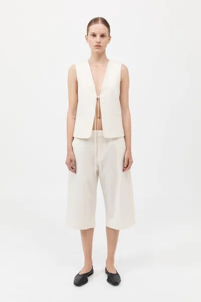 St Agni Bermuda Shorts In Milk