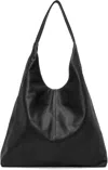 St Agni Black Brushed Large Tote In Black