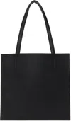 St Agni Black Dual Tote In Black