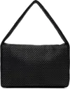 St Agni Black Lattice Everyday Satchel In Black