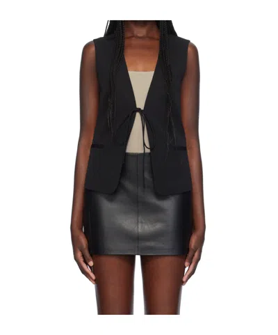 St Agni Black Rouleau Vest