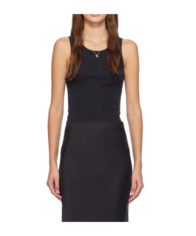 St Agni Black Scoop Neck Tank Top