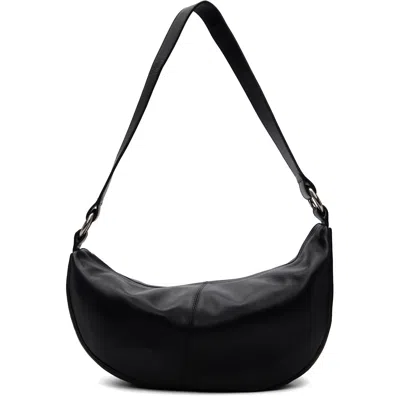 St Agni St. Agni Black Utility Crescent Shoulder Bag