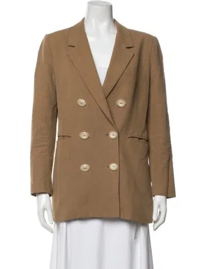 Pre-owned St Agni Blazer In Brown