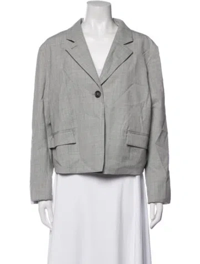 Pre-owned St Agni Blazer W/ Tags In Grey