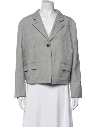 Pre-owned St Agni Blazer W/ Tags In Grey