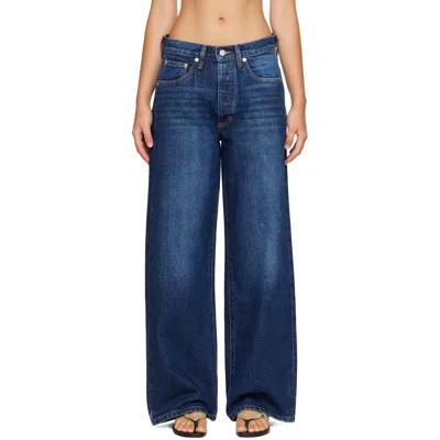 St Agni Blue Classic Mid Rise Jeans