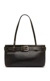 St Agni Brushed Belt Detail Baguette In Black