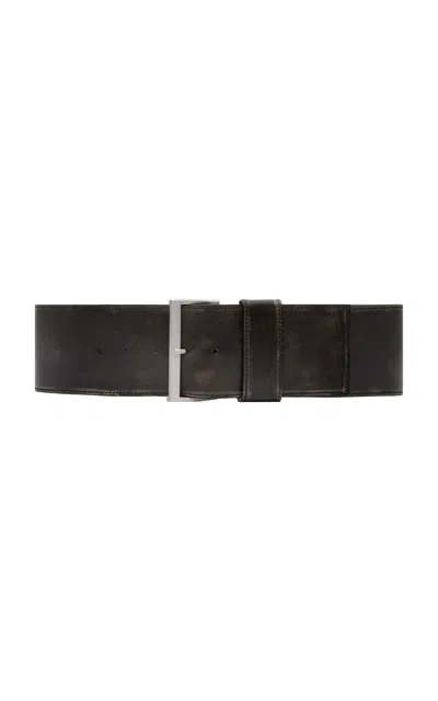 St Agni Brushed Wide Classic Belt