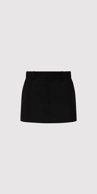St Agni Carter Mini Skirt In Black