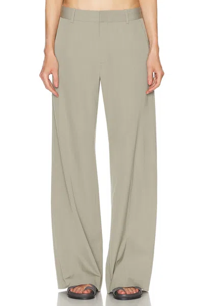 St Agni Carter Trouser In Moss Grey