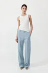 St Agni Carter Trousers In Stone Blue