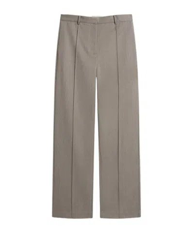 St Agni Casual Pants With Belt Loops In Gray