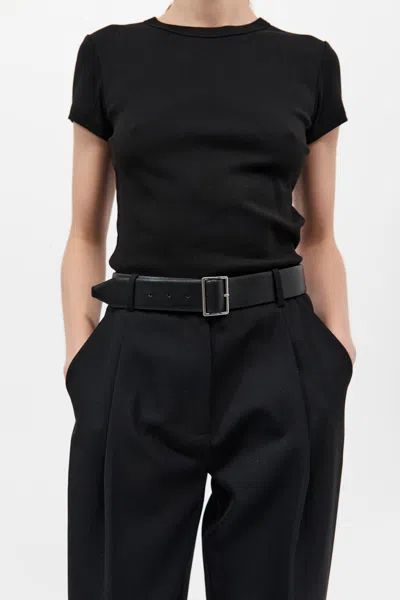St Agni Classic Homme Belt In Black