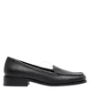 St Agni Classic Leather Loafers In Black