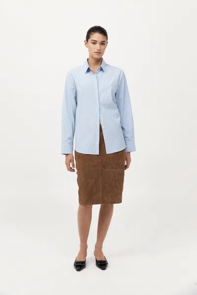St Agni Classic Shirt In Blue