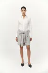 St Agni Classic Shirt Bodysuit In White