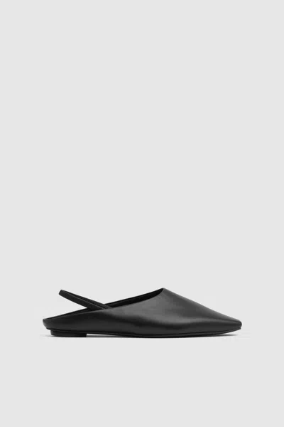 St Agni Classic Slip On Flat In Black