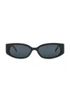St Agni Classico Sunglasses In Black