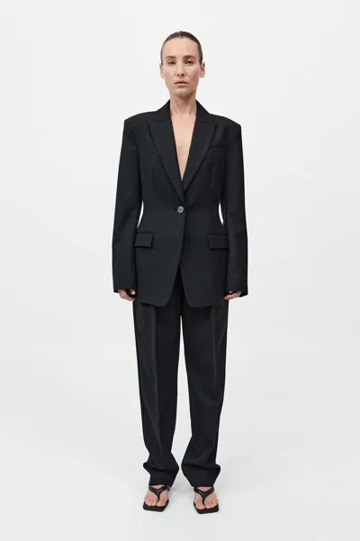 St Agni Contour Blazer In Black