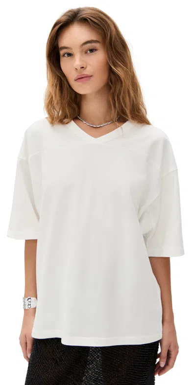 St Agni Cotton Match Tee Off White