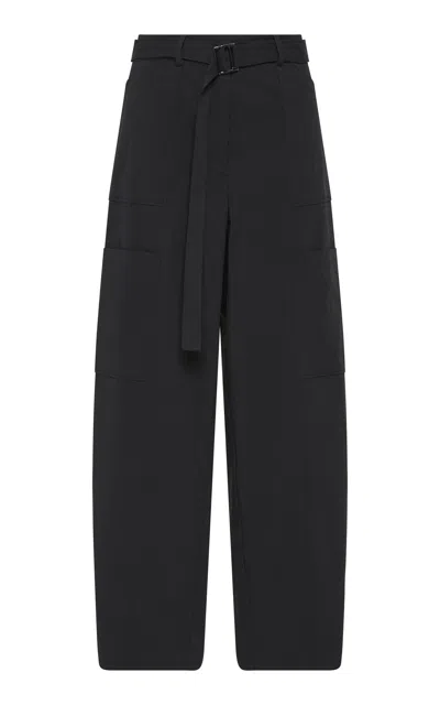 St Agni Cotton-nylon Utility Pants In Black