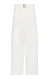 St Agni Cotton-nylon Utility Pants In Off-white