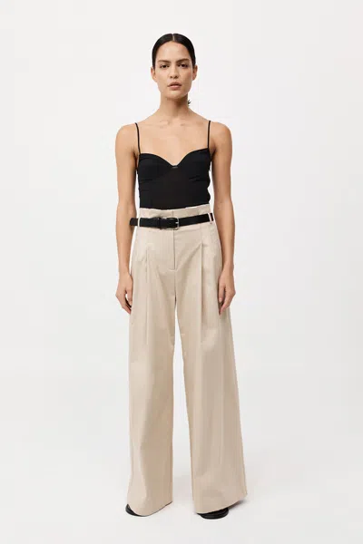 ST AGNI COTTON PAPERBAG WAIST TROUSERS
