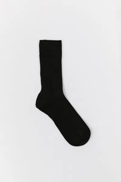 St Agni Cotton Socks In Black
