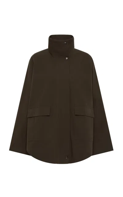 St Agni St. Agni Cotton Utility Shell Parka In Olive