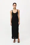 St Agni Cowl Back Cami Dress In Black