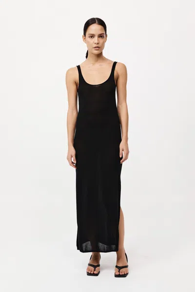 St Agni Cowl Back Cami Dress In Black