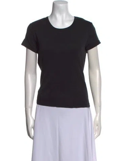 Pre-owned St Agni Crew Neck Short Sleeve T-shirt In Black