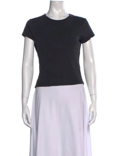 Pre-owned St Agni Crew Neck Short Sleeve T-shirt In Black
