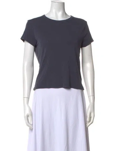 Pre-owned St Agni Crew Neck Short Sleeve T-shirt In Blue