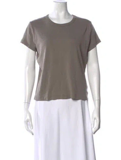 Pre-owned St Agni Crew Neck Short Sleeve T-shirt W/ Tags In Gray