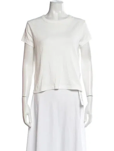 Pre-owned St Agni Crew Neck Short Sleeve T-shirt In White