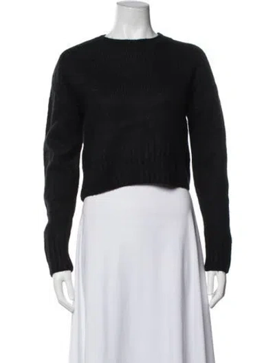 Pre-owned St Agni Crew Neck Sweater In Black