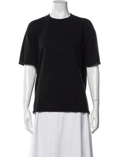 Pre-owned St Agni Crew Neck Sweater In Black