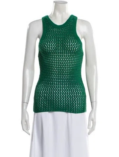 Pre-owned St Agni Crew Neck Sweater In Green