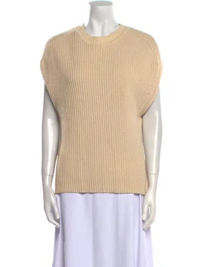 Pre-owned St Agni Crew Neck Sweater In Neutral