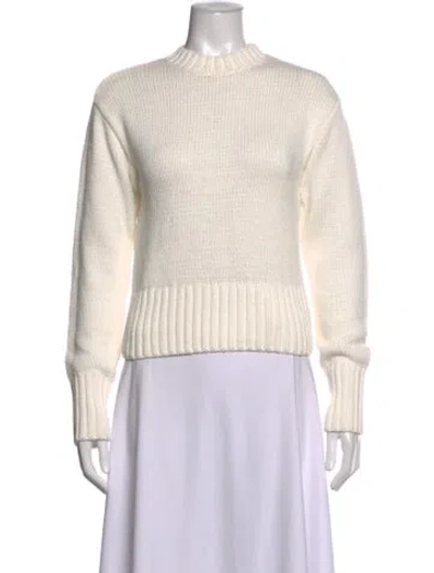 Pre-owned St Agni Crew Neck Sweater In Neutrals