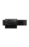 St Agni St. Agni Croc Pocket Belt In Black